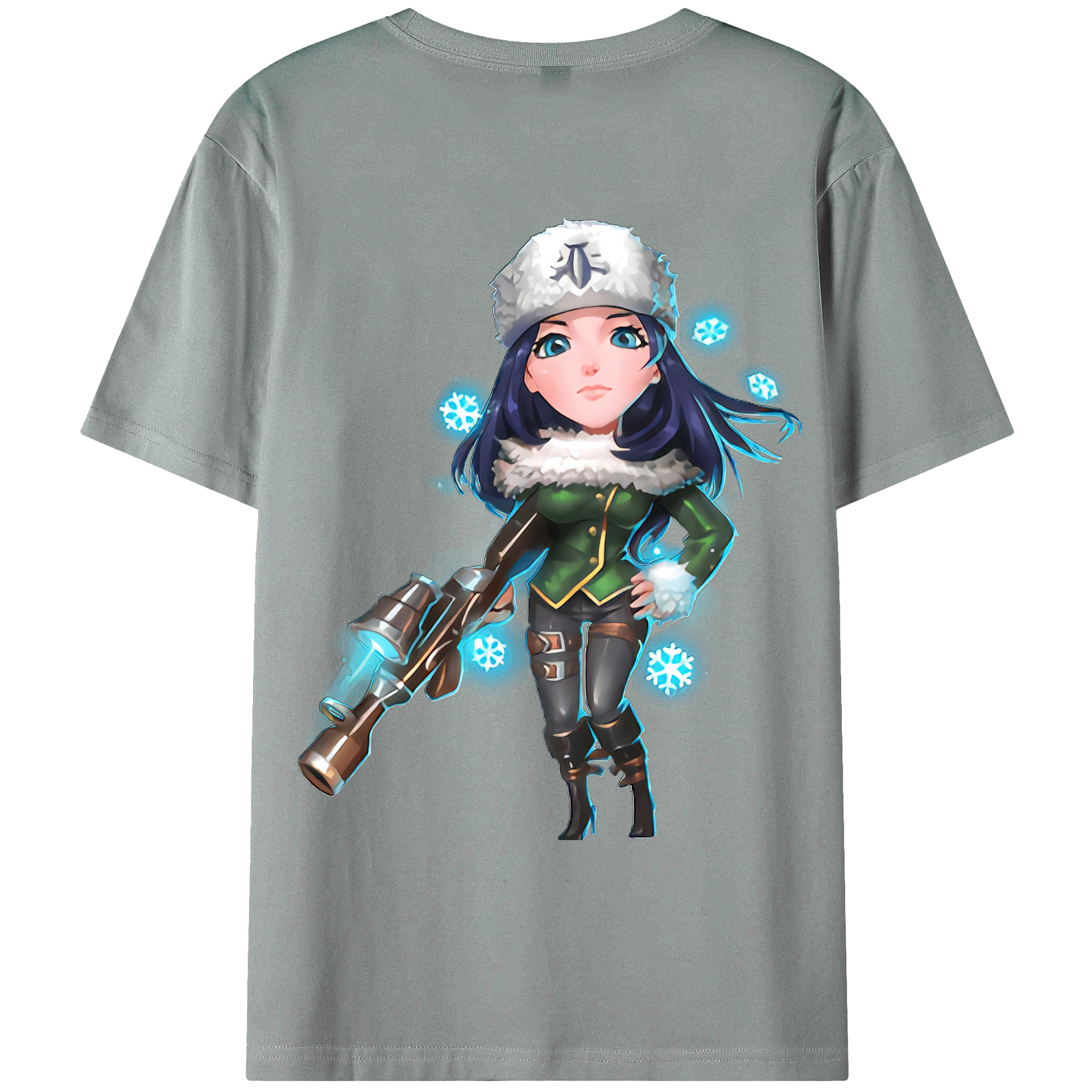 （画像用） リーグ・オブ・レジェンド League of Legends LOL 綿100％ メンズ半袖Tシャツ（バックプリント） 通気性